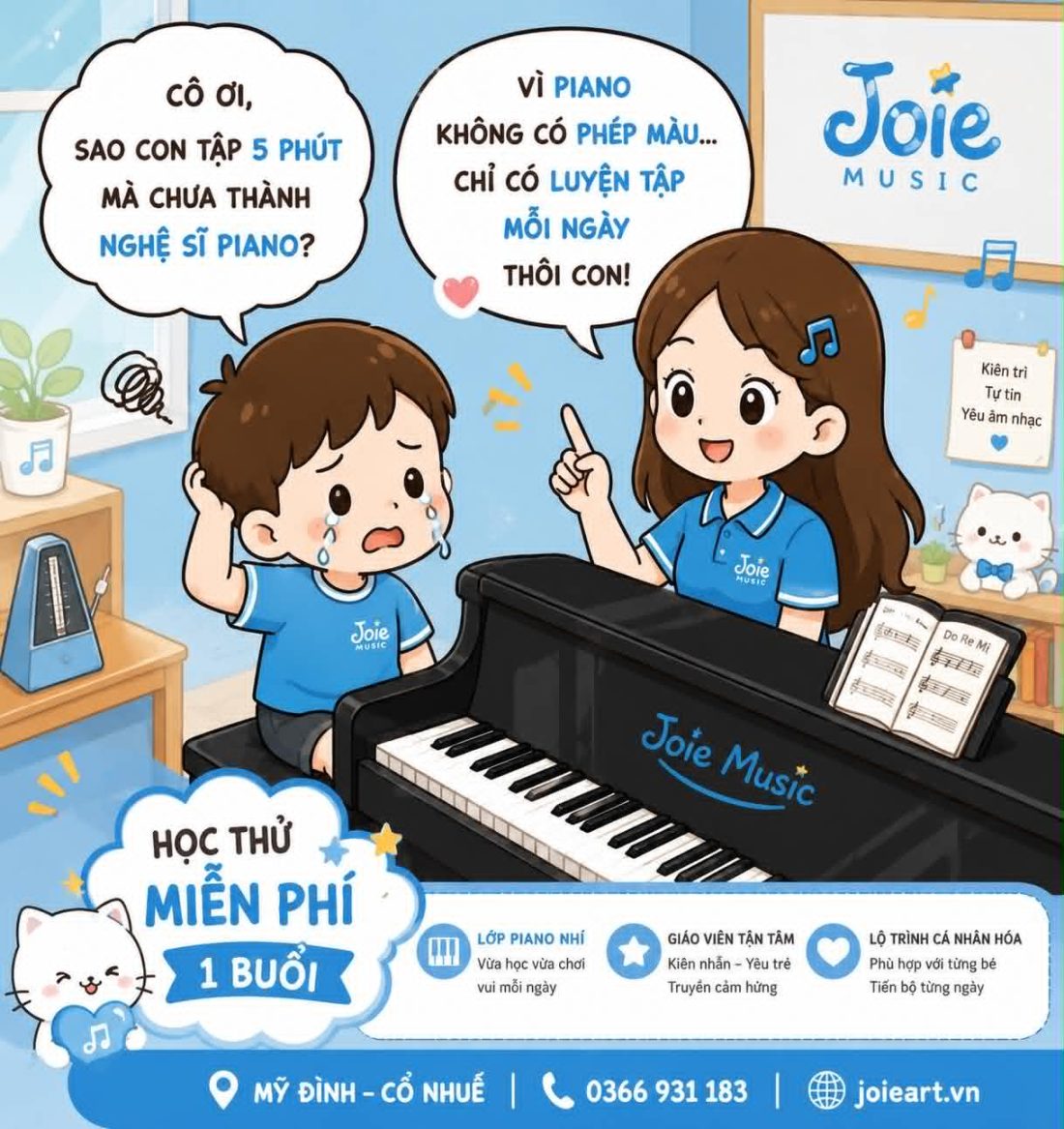 JOIE ART & MUSIC – TRUNG TÂM NGHỆ THUẬT DÀNH CHO MỌI LỨA TUỔI