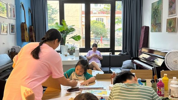 Học Vẽ Cho Bé Tại Hà Nội  Lớp Mỹ Thuật Sáng Tạo Joie Art & Music